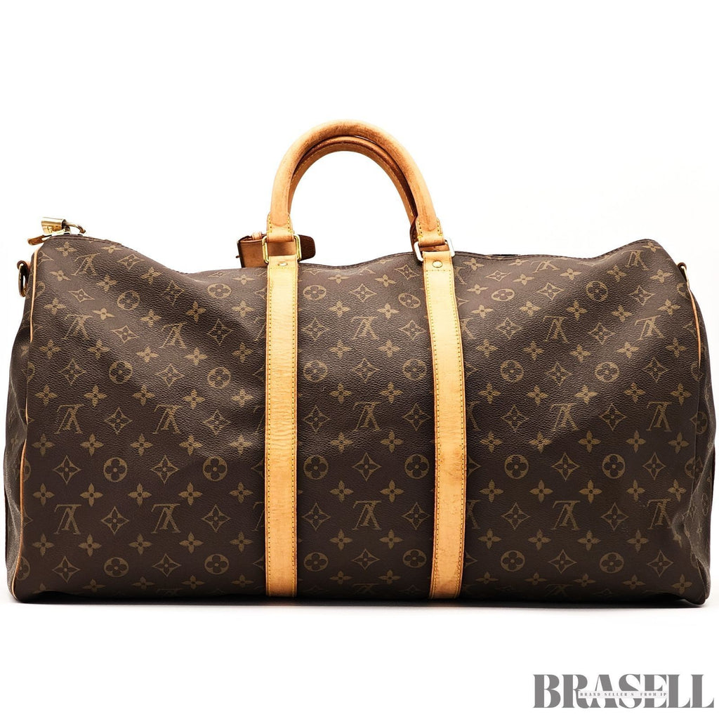 Louis Vuitton Keepall Bandoulière 55 M41414 Boston Bag Large Travel Brown Unisex