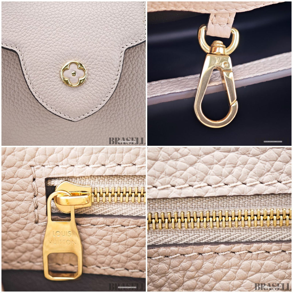 Louis Vuitton Capucines BB Handbag M94634 Galet Greige Woman