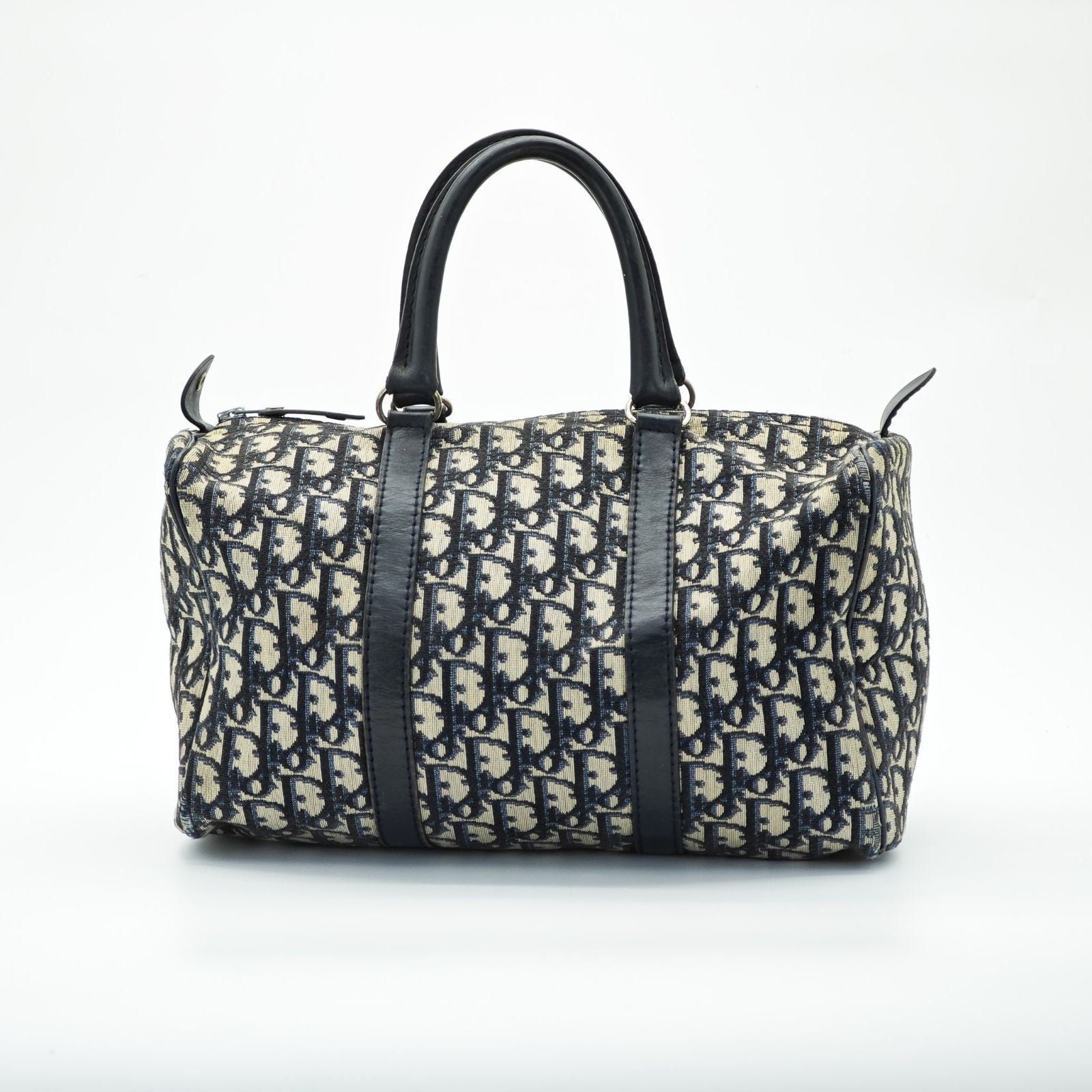 Dior Trotter Boston Bag Canvas Navy Color Women’s Bag