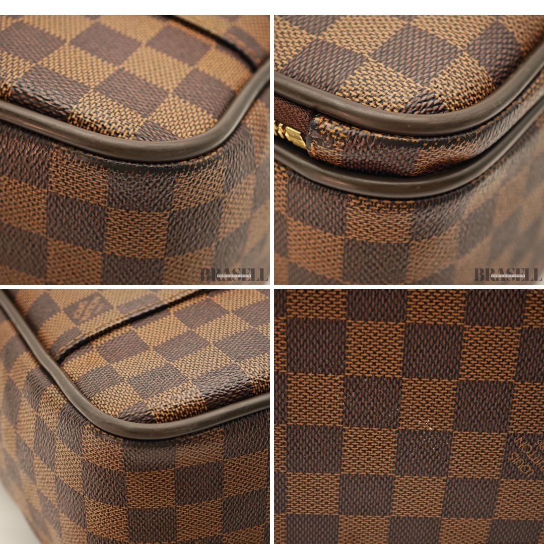 Louis Vuitton Icare N23252 Damier Handbag Boston Bag Briefcase Brown