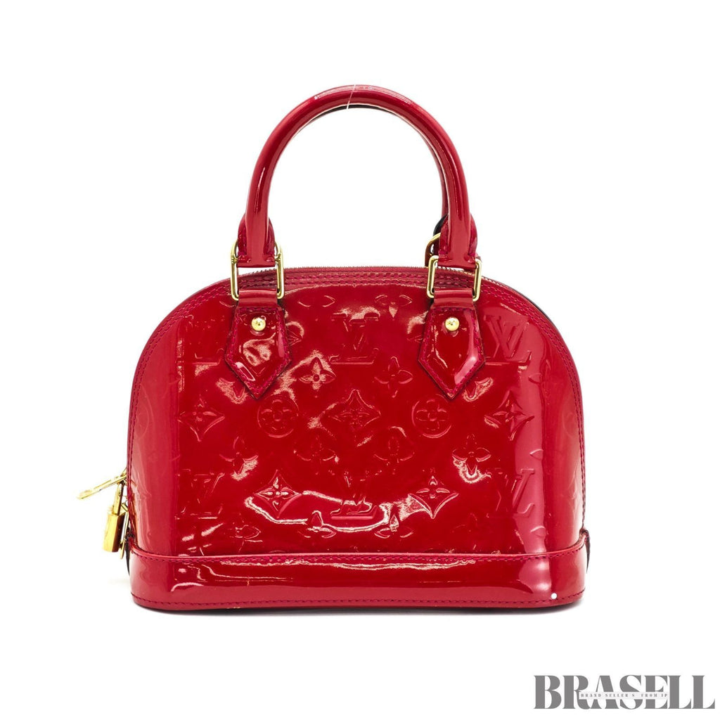 Louis Vuitton Alma BB M91171 Handbag Shoulder Bag 2Way Rose Andian Woman