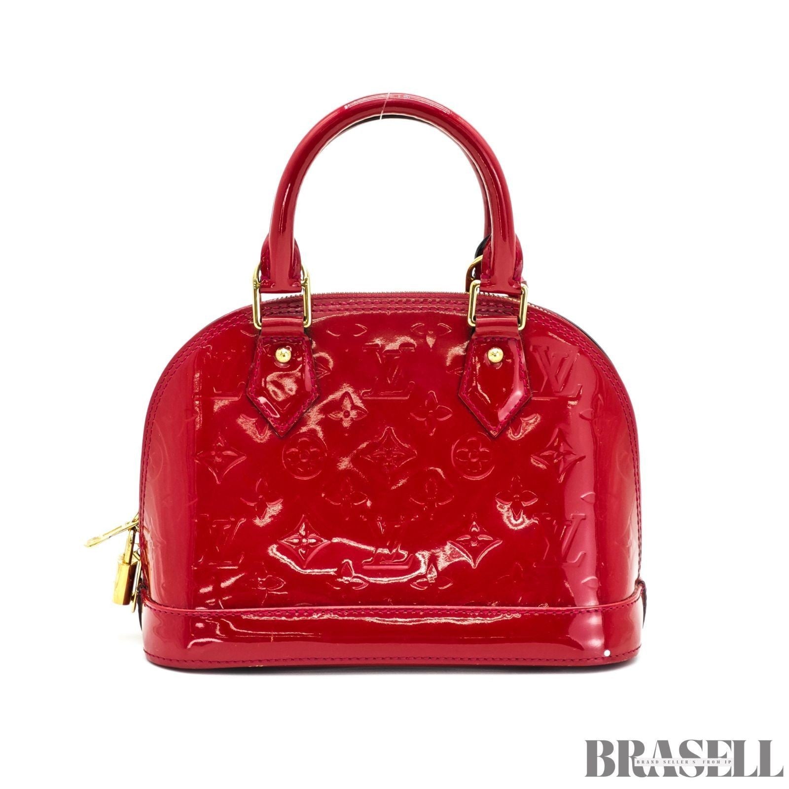 Louis Vuitton Alma BB M91171 Handbag Shoulder Bag 2Way Rose Andian Woman