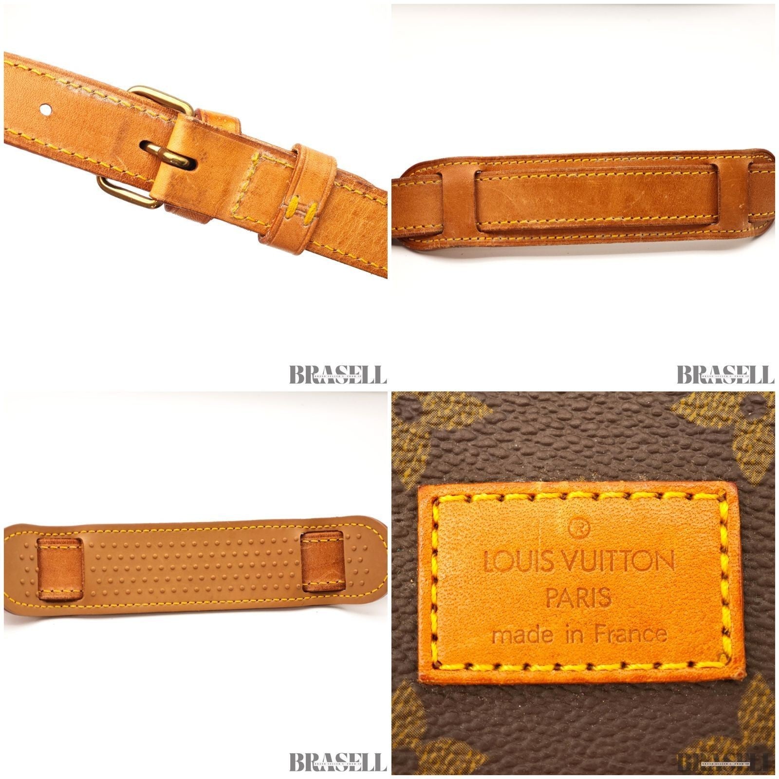 Louis Vuitton Saumur 35 M42254 Shoulder Bag Monogram Canvas Leather Brown Women