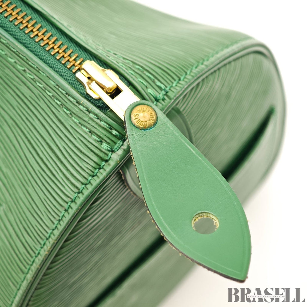 LOUIS VUITTON Epi Speedy 30 Hand Bag Mini Boston Borneo Green M43004 Leather