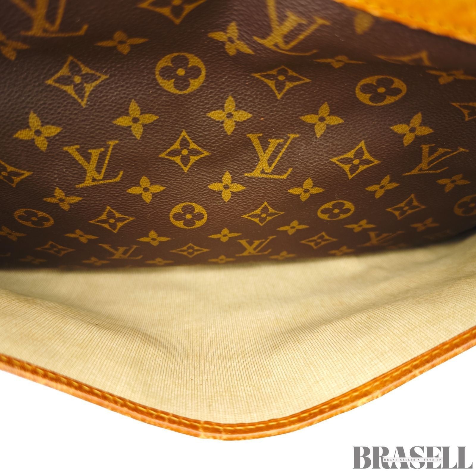 Louis Vuitton Monogram Alizé 24H M41399 Handbag Large Capacity Boston Bag Brown