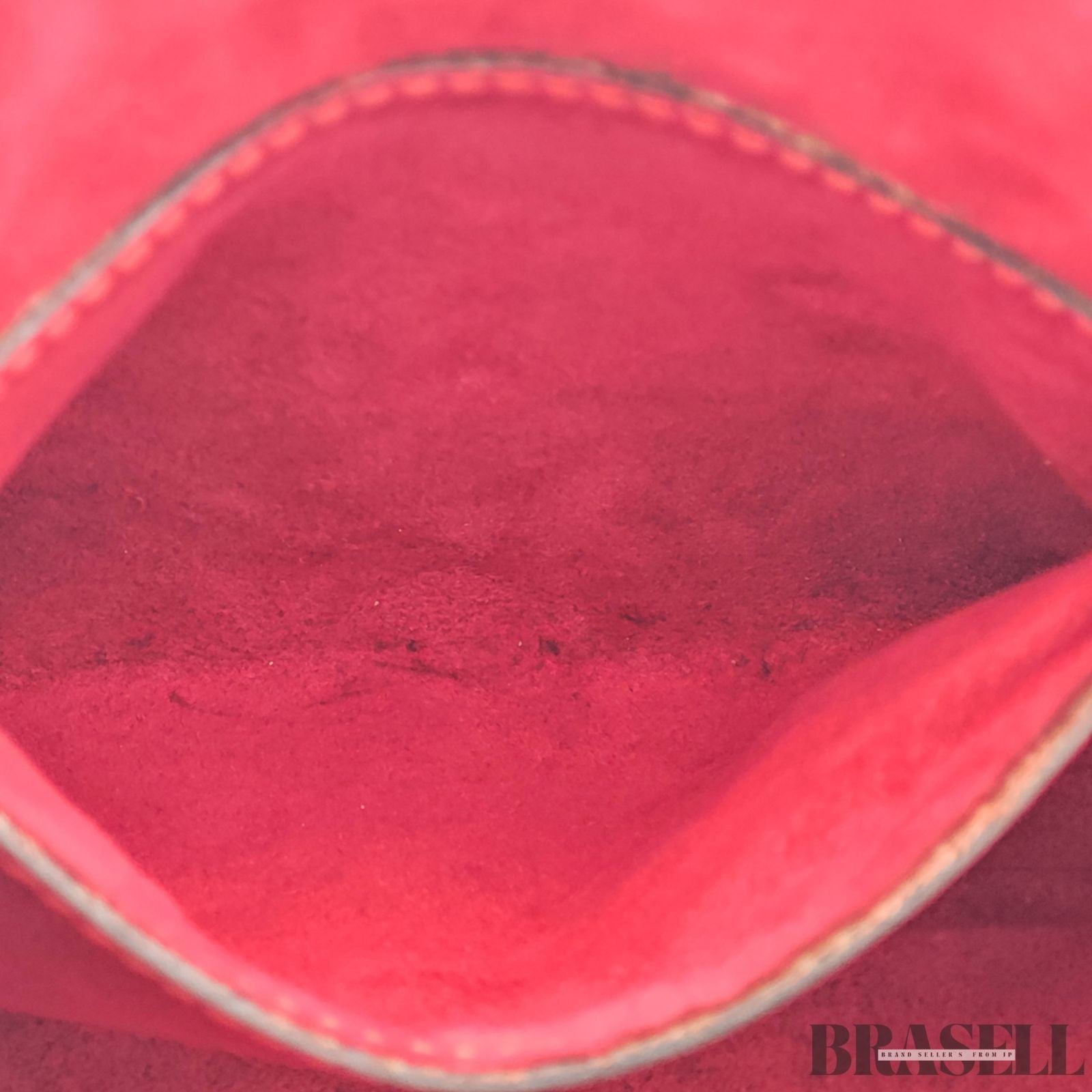 Louis Vuitton Epi Alma M52147 Castillian Red Handbag Tote Bag Leather Woman