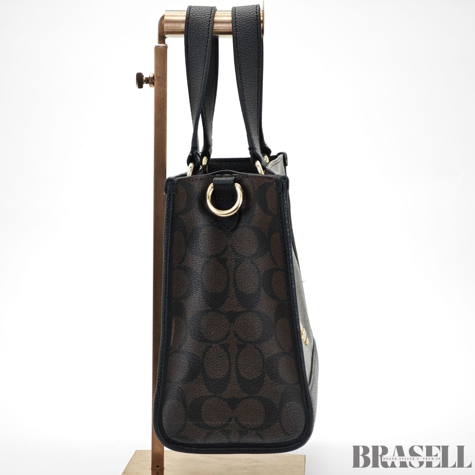 COACH Willow Tote CR677 Bag Blue Handbag for Women's