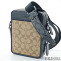COACH Signature Sullivan Crossbody Bag CC090 Compact Khaki