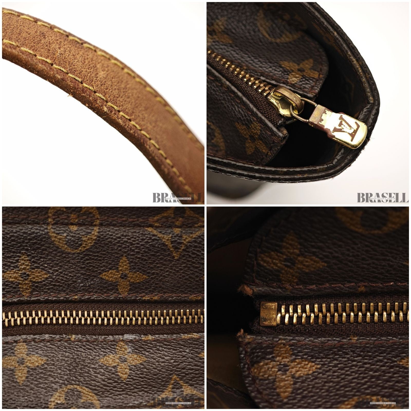 Louis Vuitton Luco M51155 Bag Tote Bag Commuter Monogram Canvas Large Brown