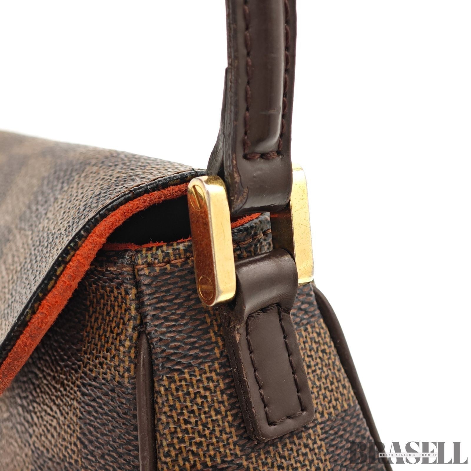 Louis Vuitton Damier Recoleta Handbag One Shoulder Bag Brown Women N51299