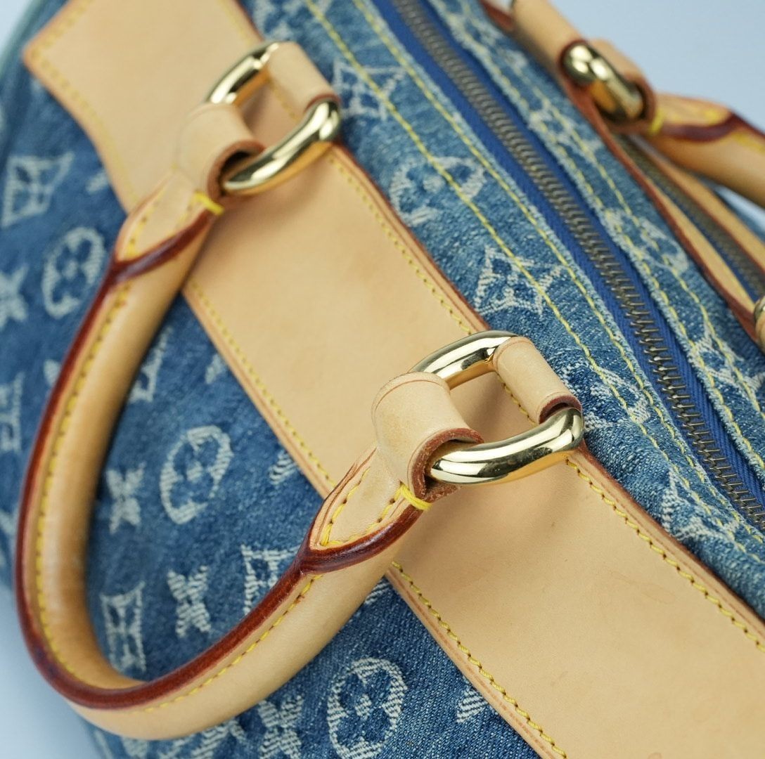 LOUIS VUITTON Monogram Denim Neo Speedy Blue M95019