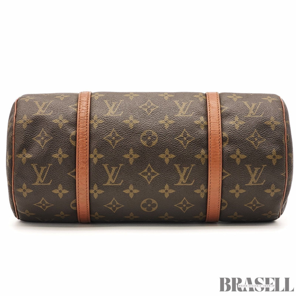 LOUIS VUITTON Papillon 30 M51365 Mini Boston Bag Monogram Brown Pouch