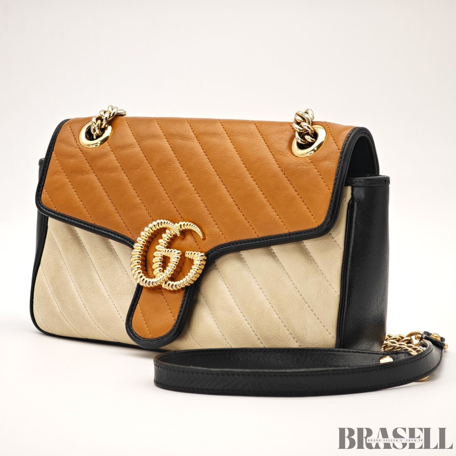 Gucci GG Marmont 443497 Flap Bag Handbag Leather Multicolor Women’s