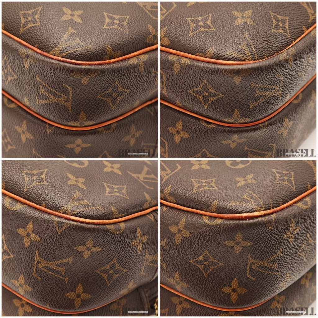 Louis Vuitton Monogram Reporter PM M45254 Shoulder Bag Horizontal Brown