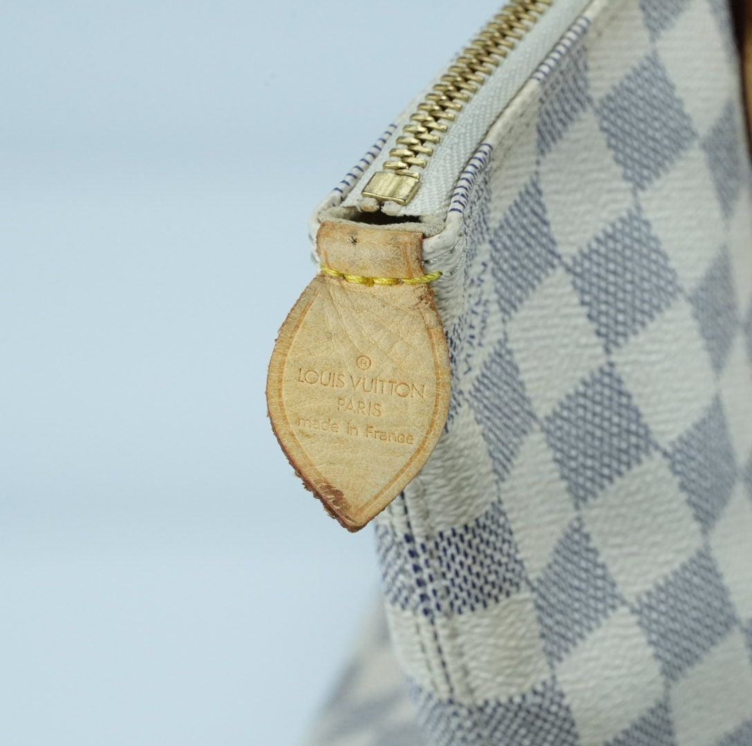 LOUIS VUITTON Damier Azur Saleya PM N51186