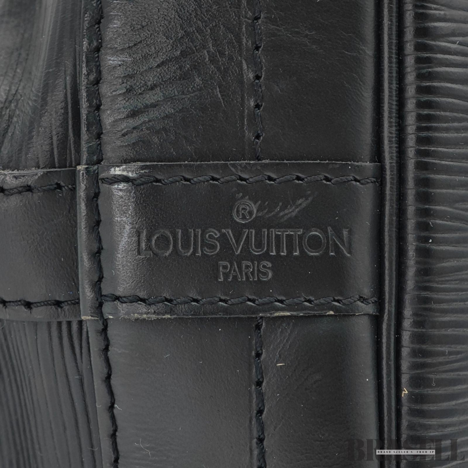 Louis Vuitton Epi Noé Noir M59002 Bucket Shoulder Bag Handbag Black Epi Leather