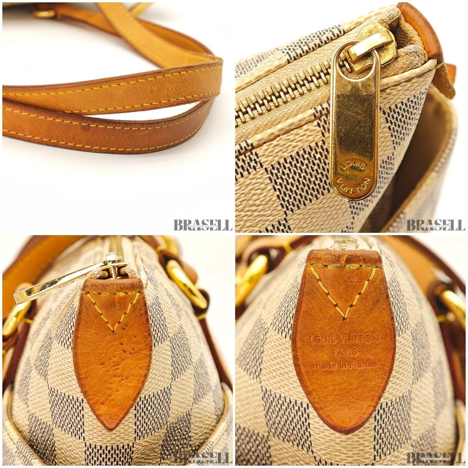 Louis Vuitton Totally MM Damier Azur N51262 Handbag Tote Bag Beige Large