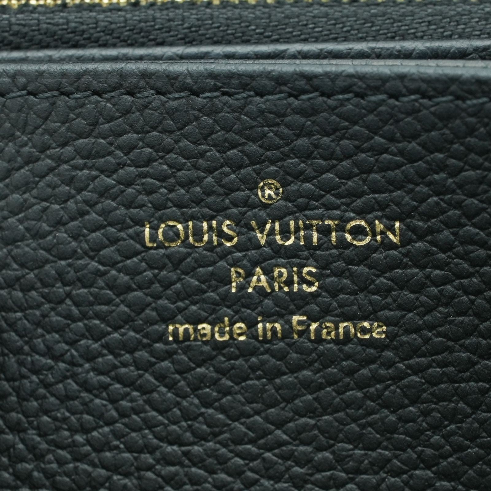 LOUIS VUITTON Empreinte Giant M69698 Long Wallet Zippy Wallet Black