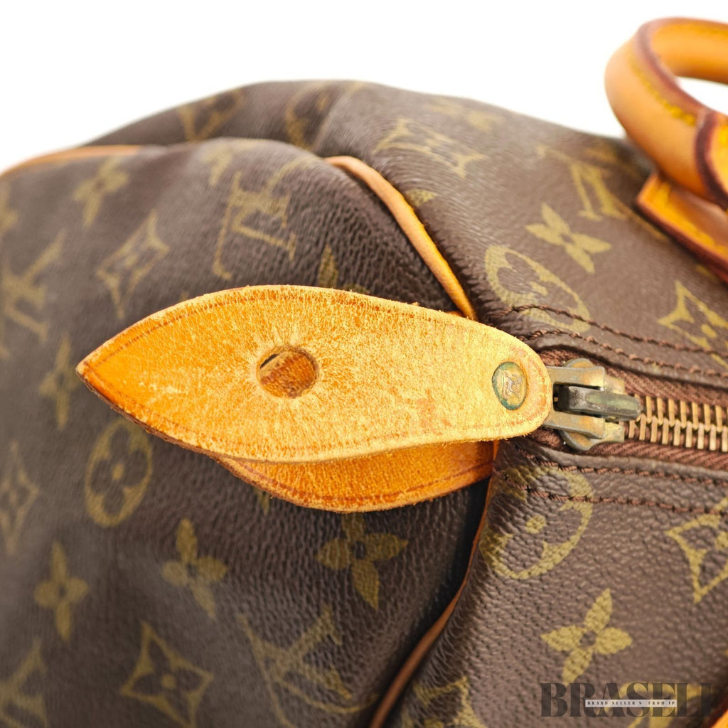 LOUIS VUITTON Speedy 25 M41528 Mini Boston Bag Brown Monogram Canvas Women's