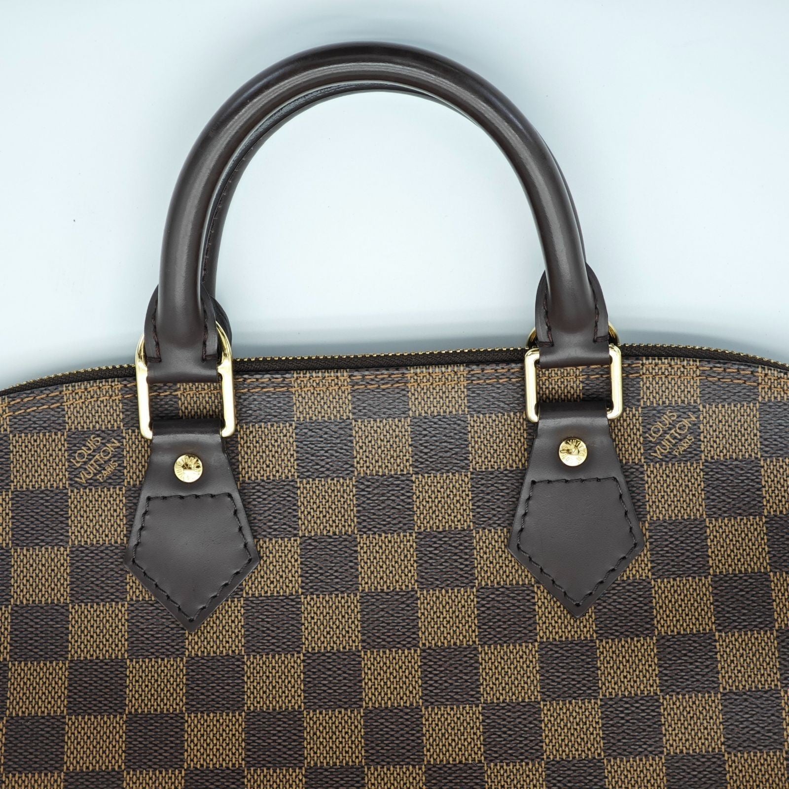 LOUIS VUITTON Damier Ebene Alma N51131 Handbag Brown Women's