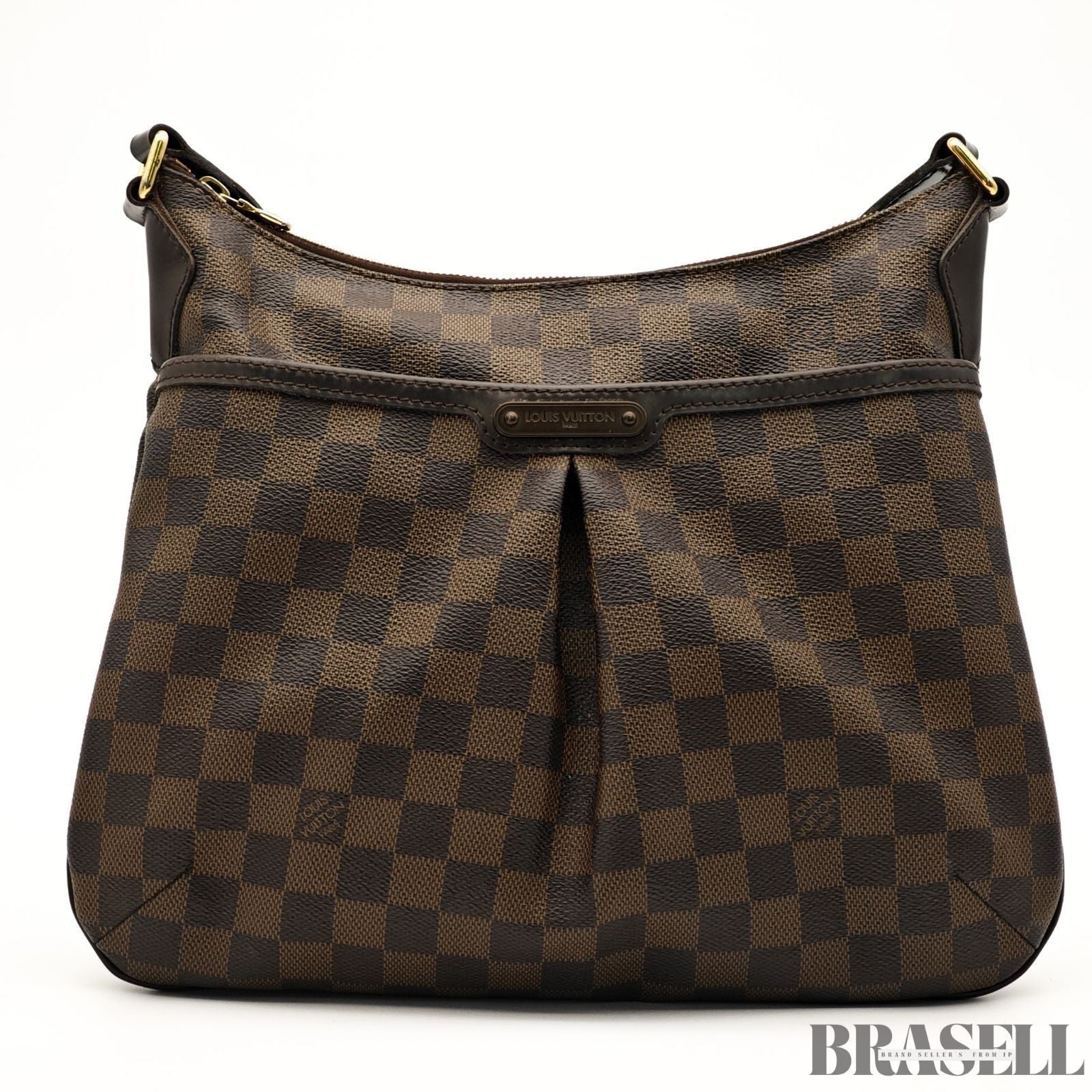 Borsa a tracolla Louis Vuitton Bloomsbury PM N42251 Damier Ebene in tela marrone