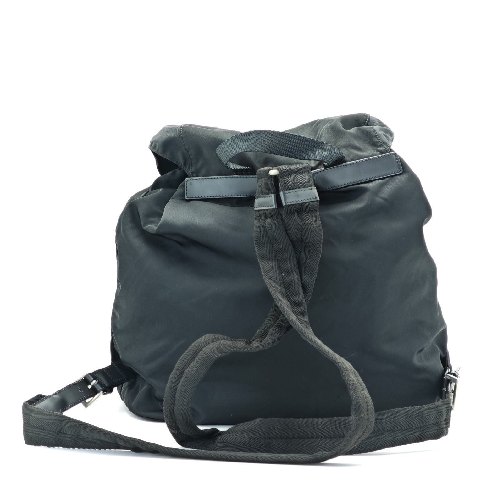 PRADA Tessuto Nylon Backpack M212500 Black with Guarantee Card