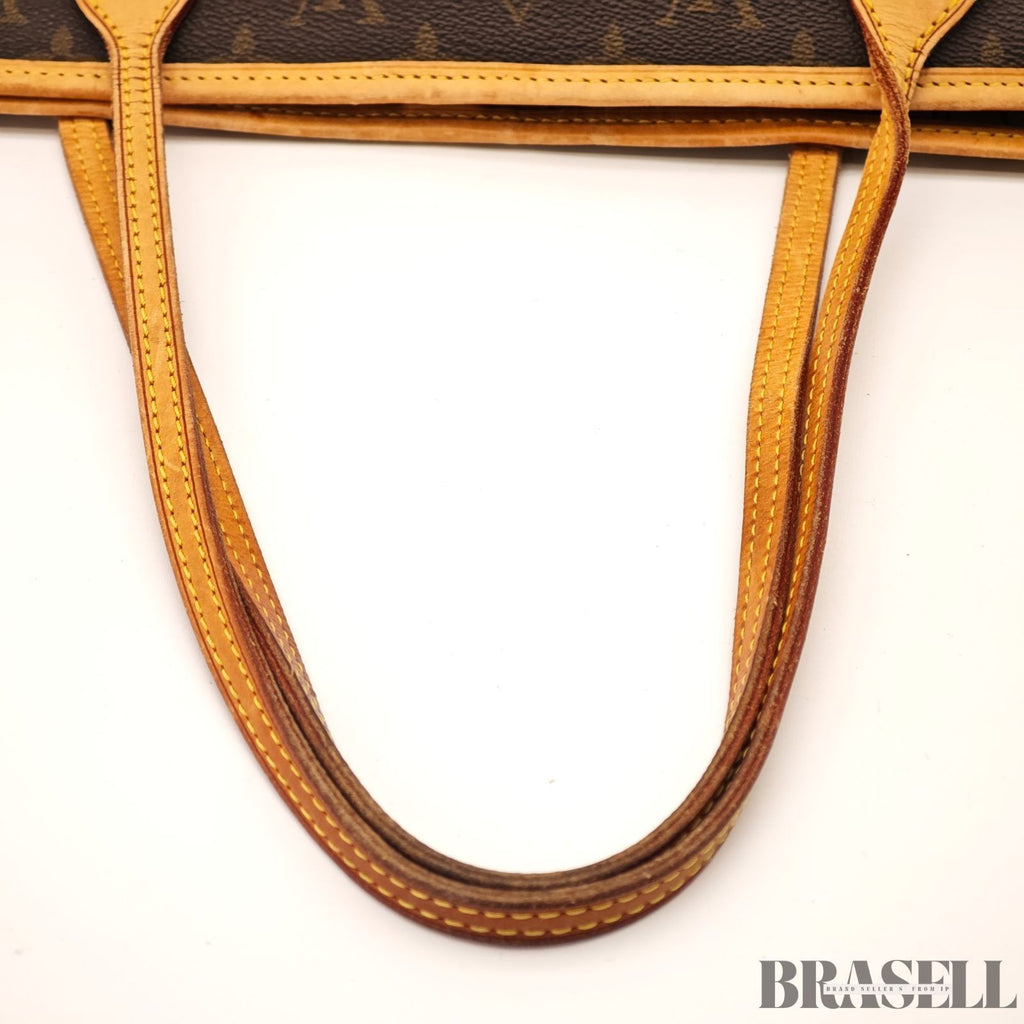 Louis Vuitton Monogram Neverfull MM M40995 Tote Bag Handbag Brown Women