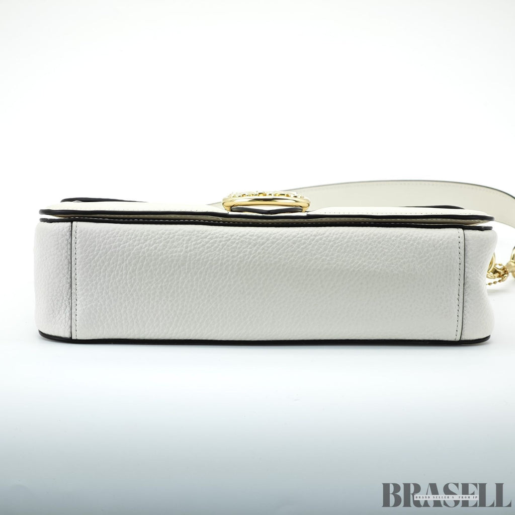 COACH Sulky F05497 Handbag Flap Compact Chalk Ivory Women’s