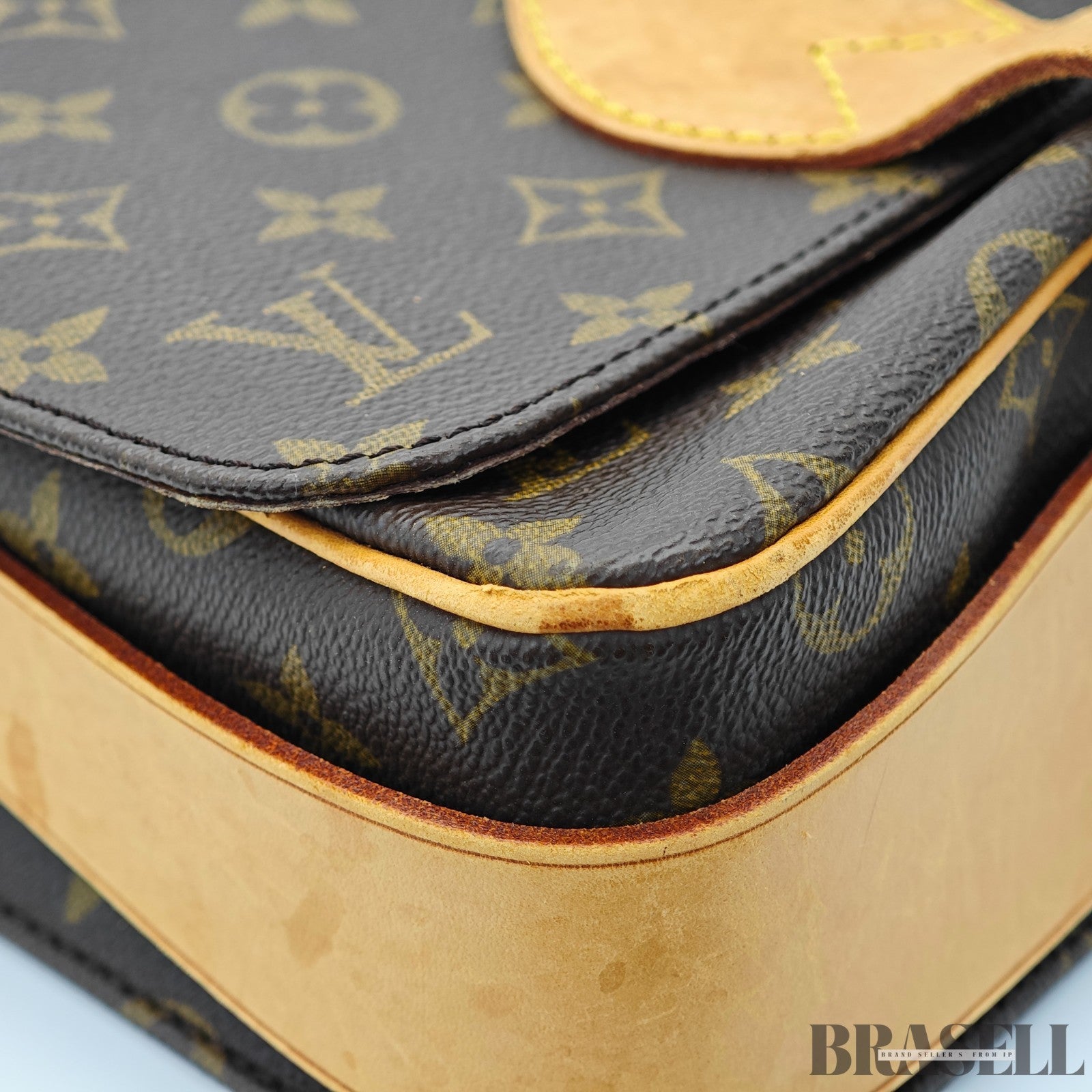 LOUIS VUITTON Cult Ciel MM M51253 Monogram Canvas Maroon Brown