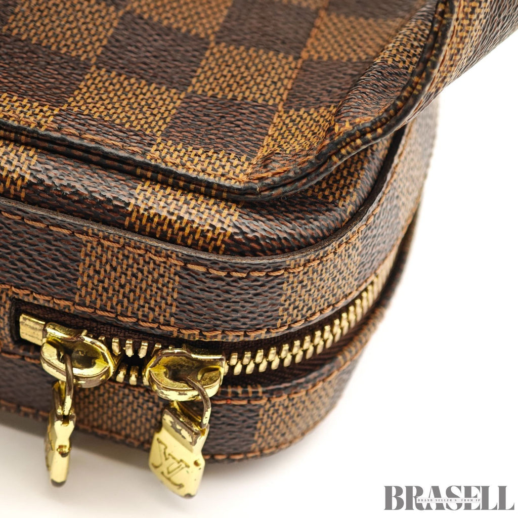 LOUIS VUITTON Geronimos N51994 Damier Ebene Sling Shoulder Waist Bag Unisex