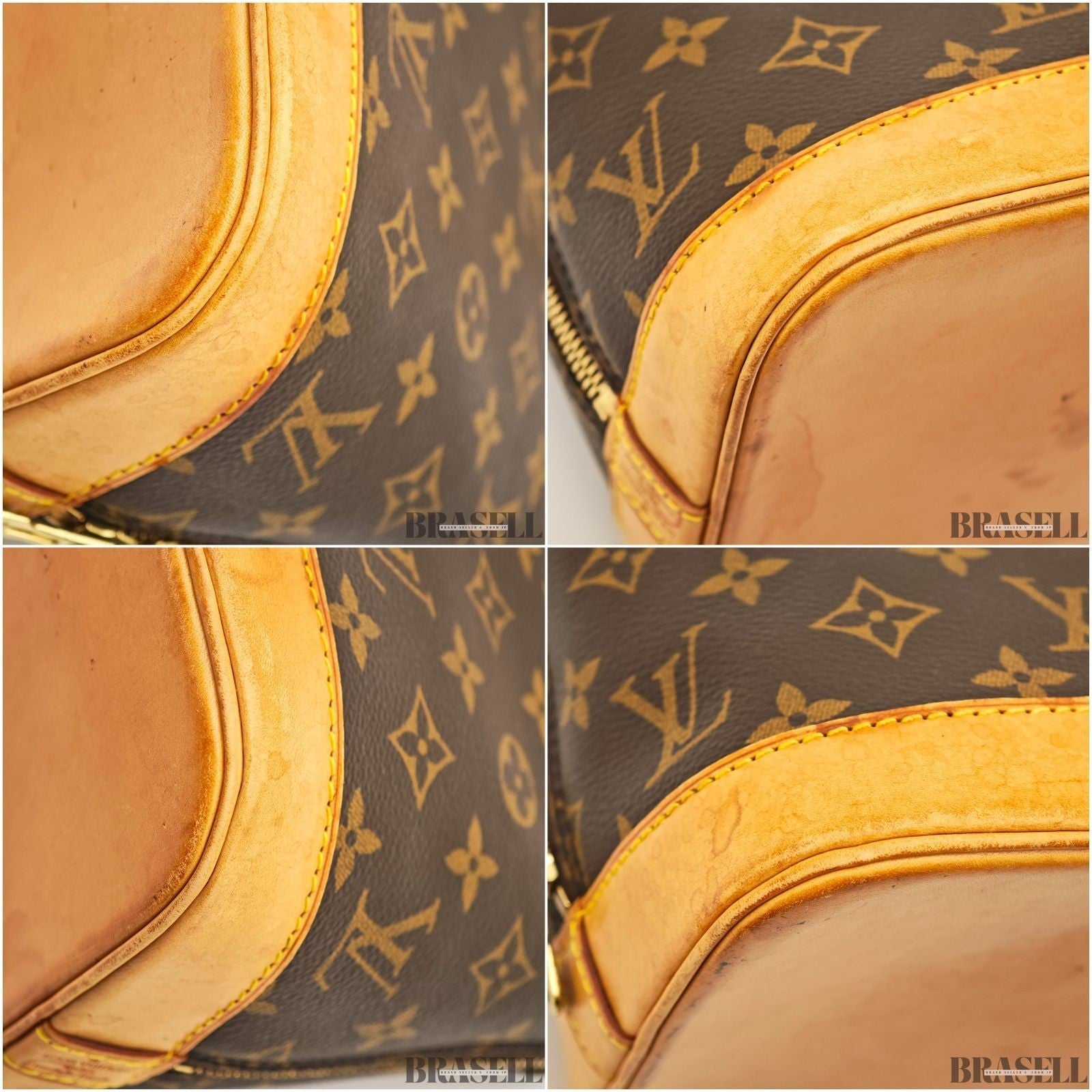 Louis Vuitton Monogram Alma PM Handbag Tote Bag M53151 Canvas Brown Woman