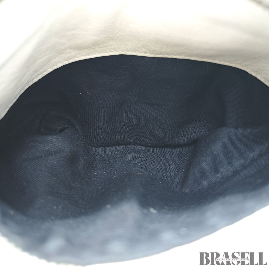 Balenciaga The First 103208 213048 Bag Handbag Cylinder Horizontal Ivory