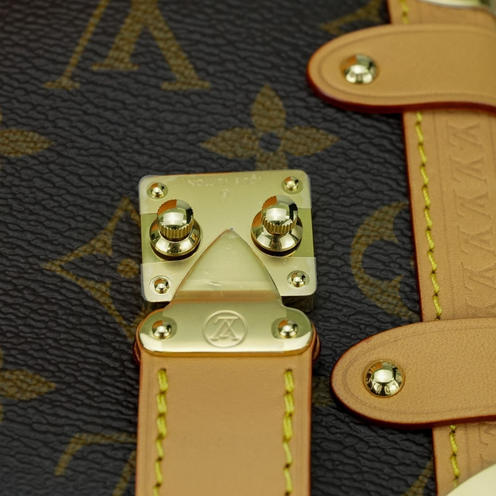 LOUIS VUITTON Monogram Side Trunk PM M46815 Shoulder Bag