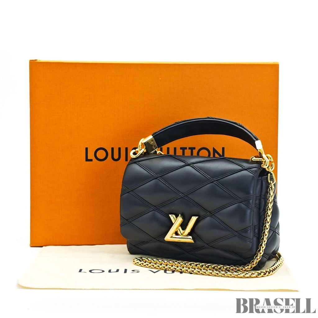 Louis Vuitton Maltage Pattern GO-14 PM M12004 2Way Handbag Chain Black