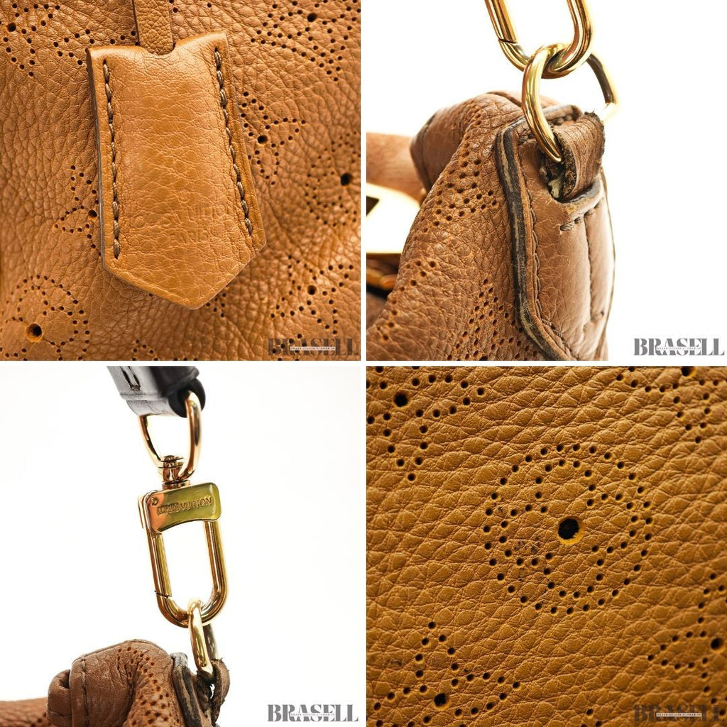 Louis Vuitton Serena PM M94212 Mahina Caramel 2Way Handbag Shoulder Bag