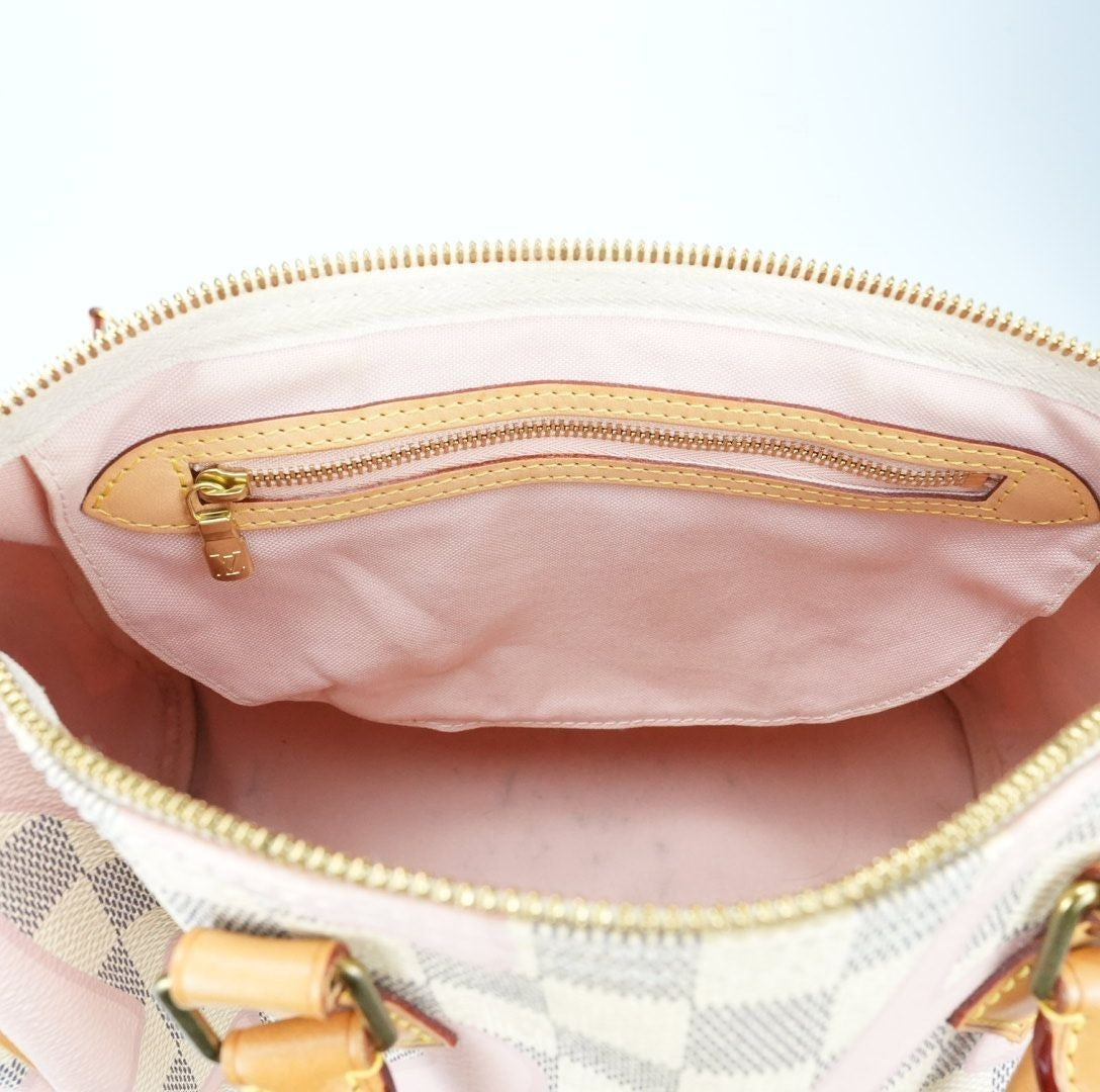 LOUIS VUITTON Damier Azur Speedy Bandouliere 30 N41052 Tahiti Collection Summer