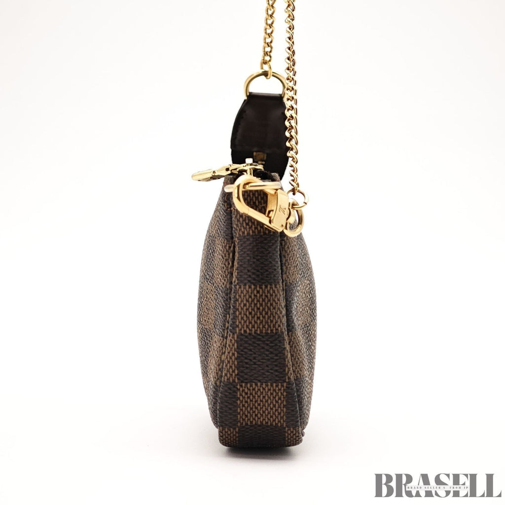 Louis Vuitton Damier Ebene Mini Pochette Accessoires M58009 Handbag Brown