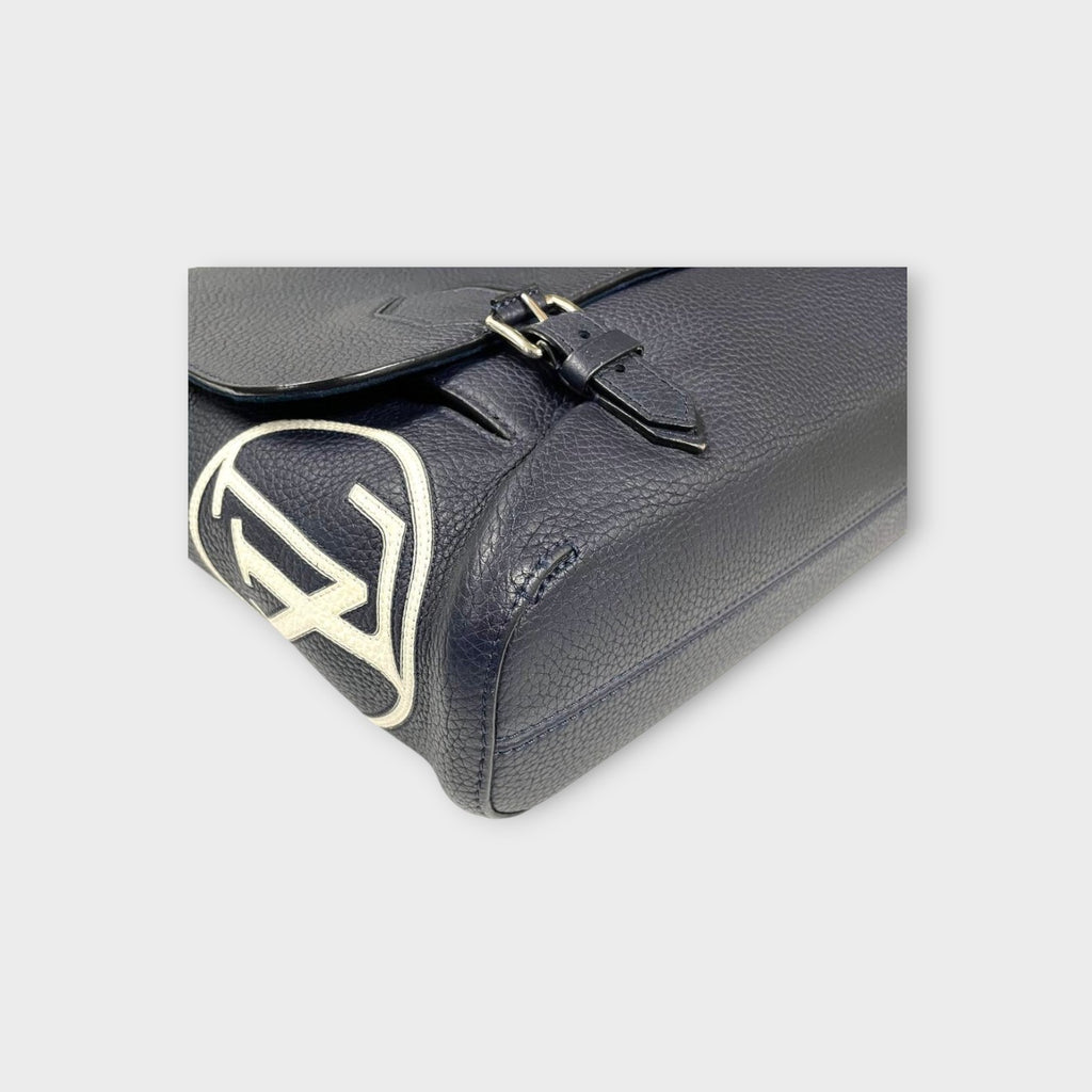 Louis Vuitton Eastside Messenger M53465 Shoulder Bag Logo Navy Leather 【A】