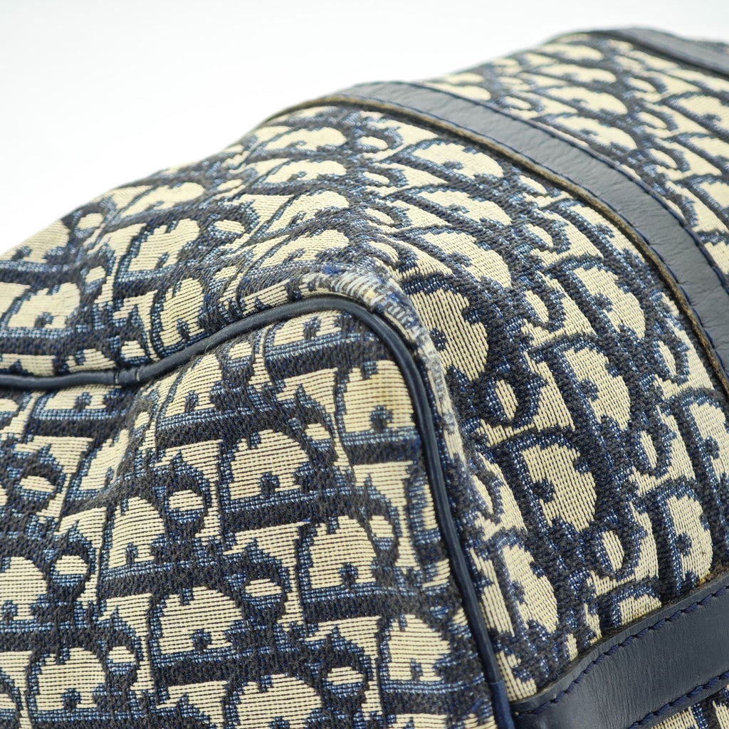 Dior Trotter Boston Bag Canvas Navy Color Women’s Bag