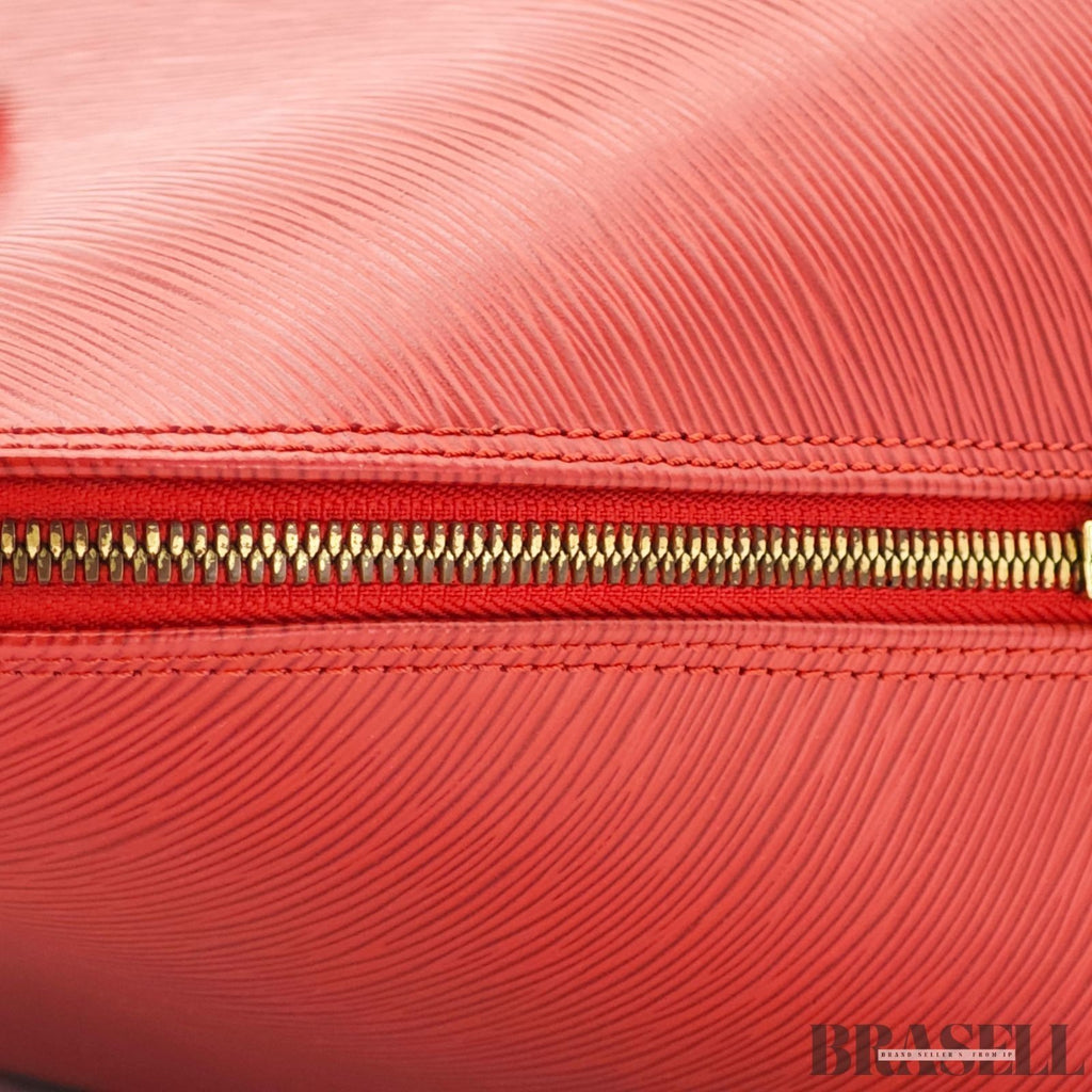 Louis Vuitton Epi Alma M52147 Castillian Red Handbag Tote Bag Leather Woman