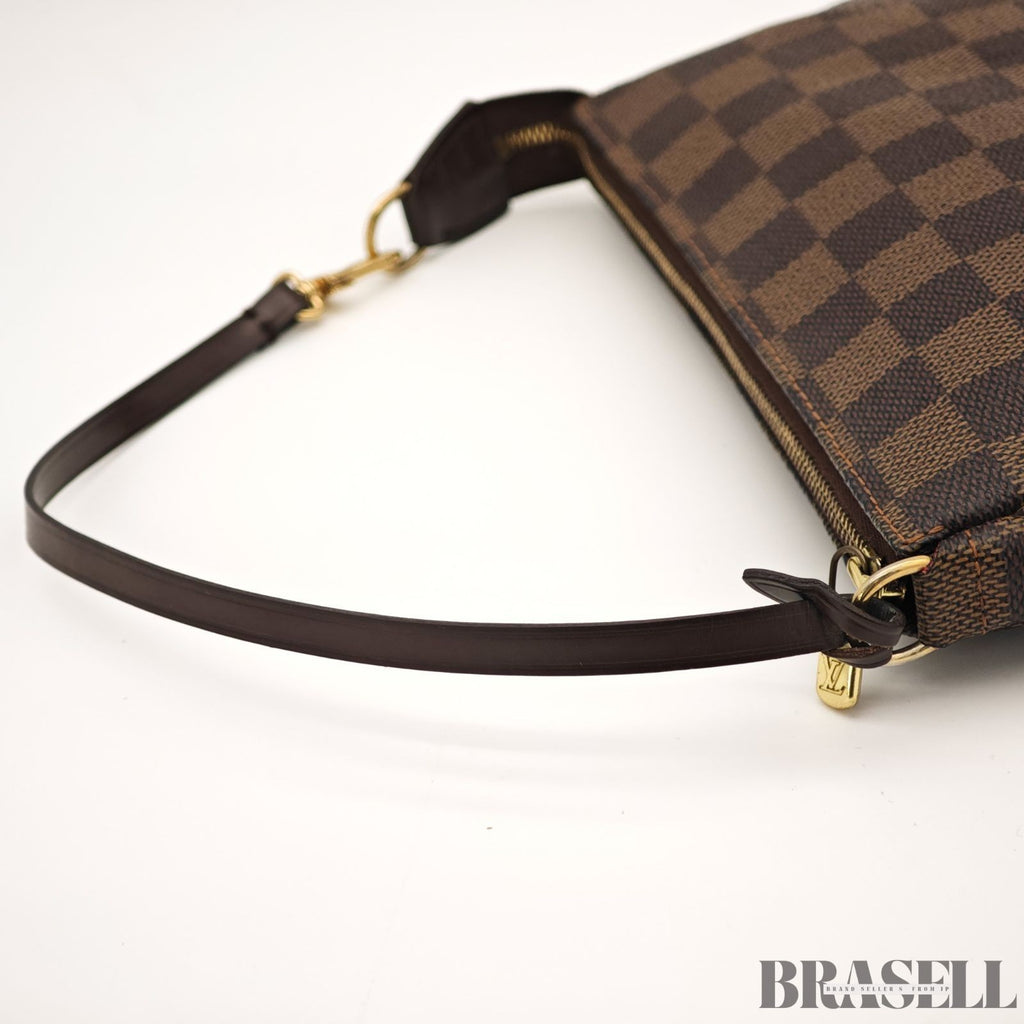 Louis Vuitton N58009 Pochette Accessoires Damier Canvas Brown Mini Handbag Bag