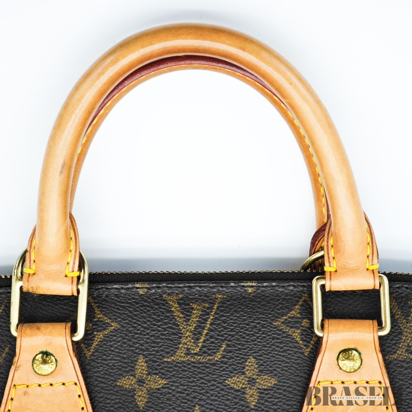 LOUIS VUITTON Alma PM M51130 Monogram Brown Handbag Women’s Padlock & Key