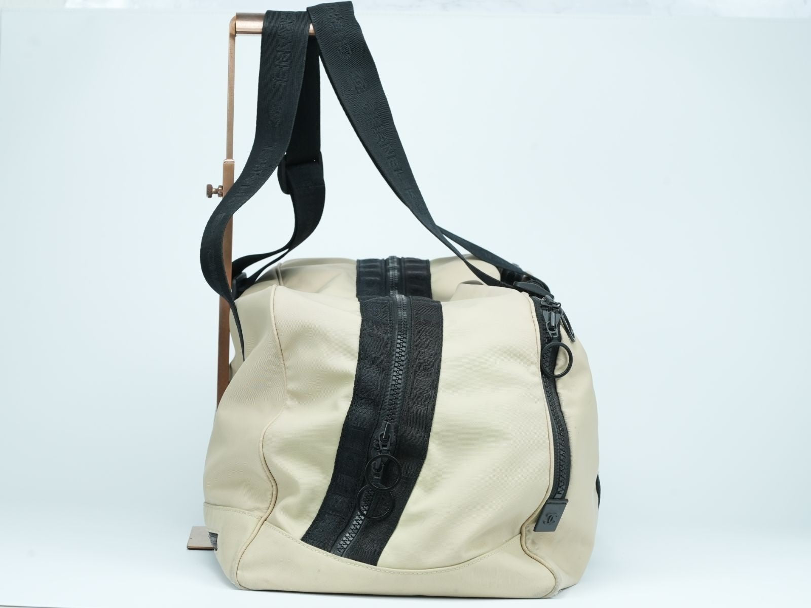 CHANEL Sport Line Coco Mark Boston Bag Travel Shoulder Bag