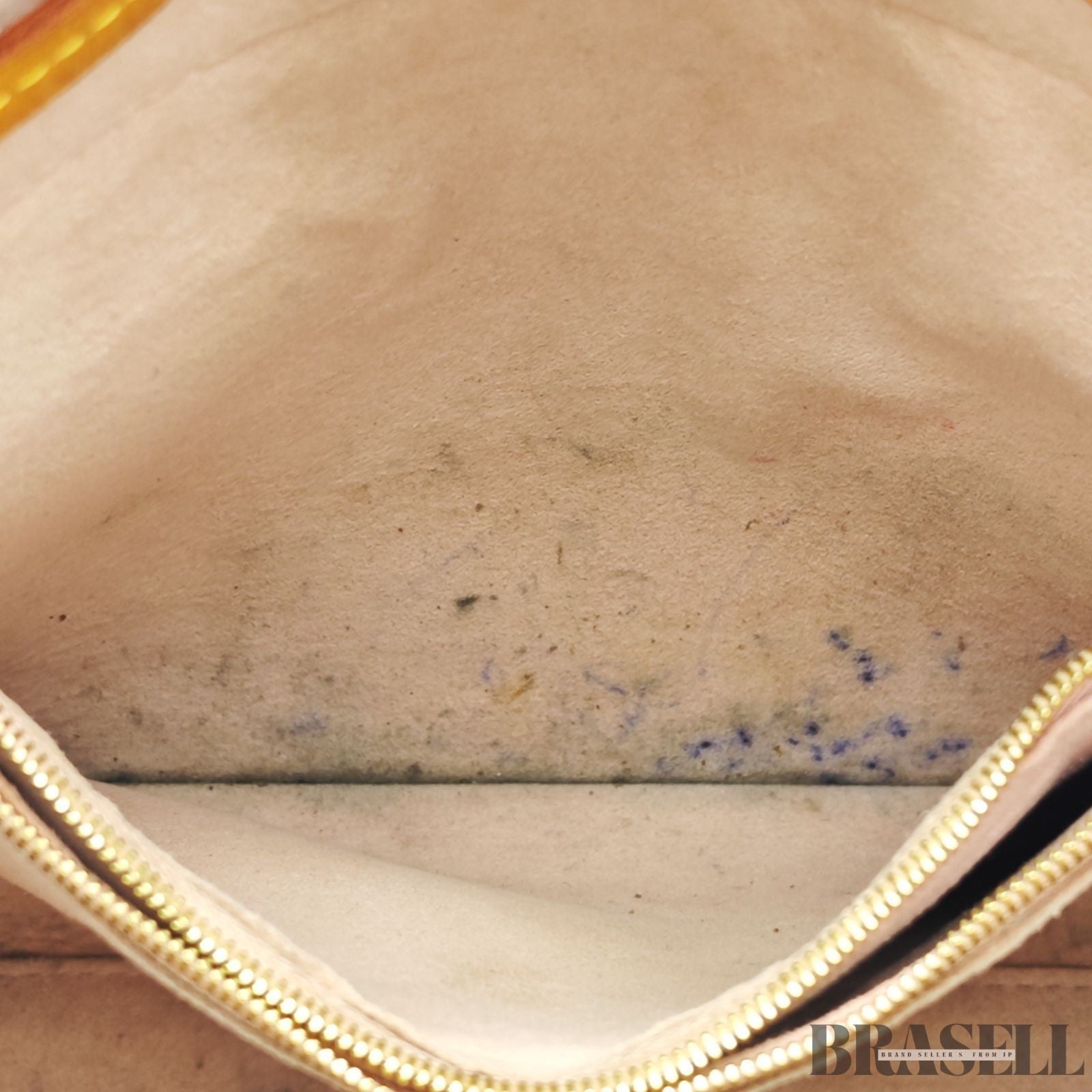 LOUIS VUITTON Girolata N41579 Damier Azur Bucket Handbag Ivory Women’s