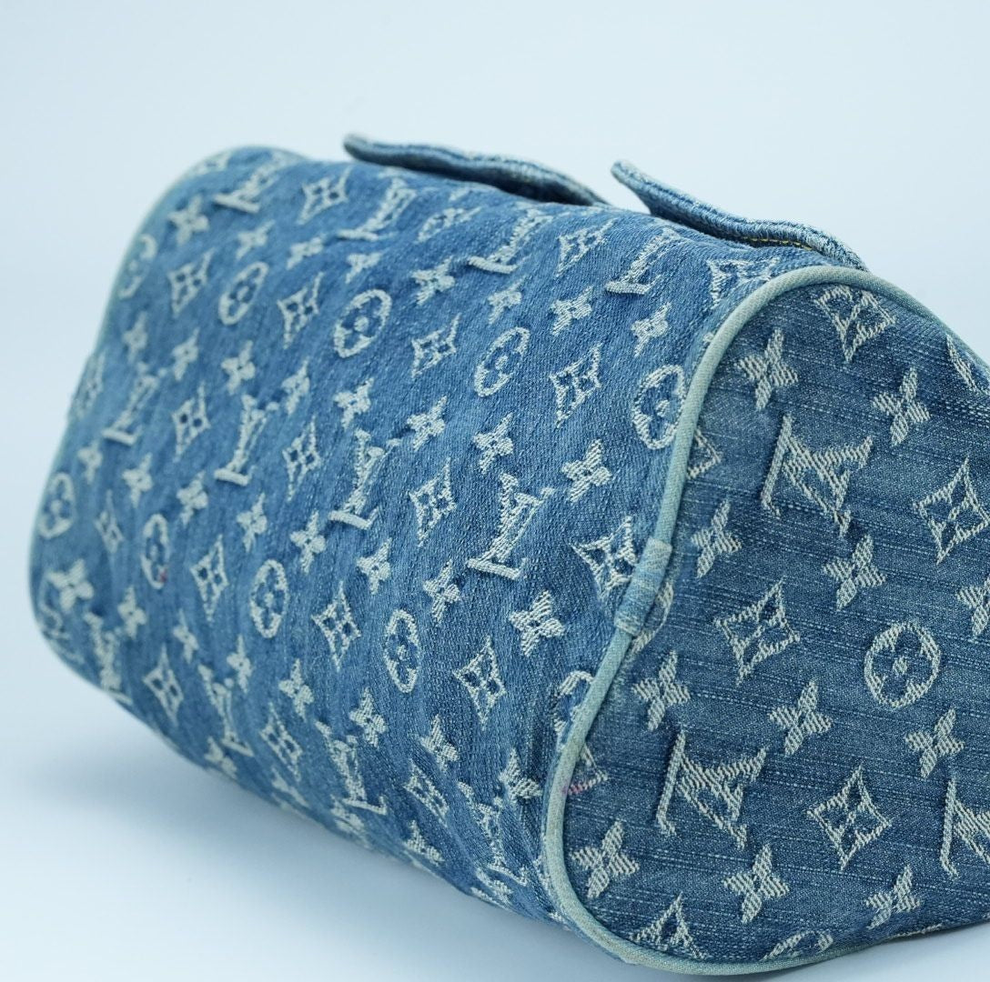 LOUIS VUITTON Monogram Denim Neo Speedy Blue M95019
