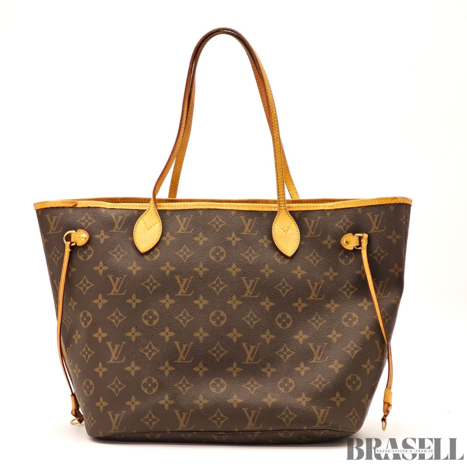 Louis Vuitton Monogram Neverfull MM M40995 Tote Bag Handbag Brown Women