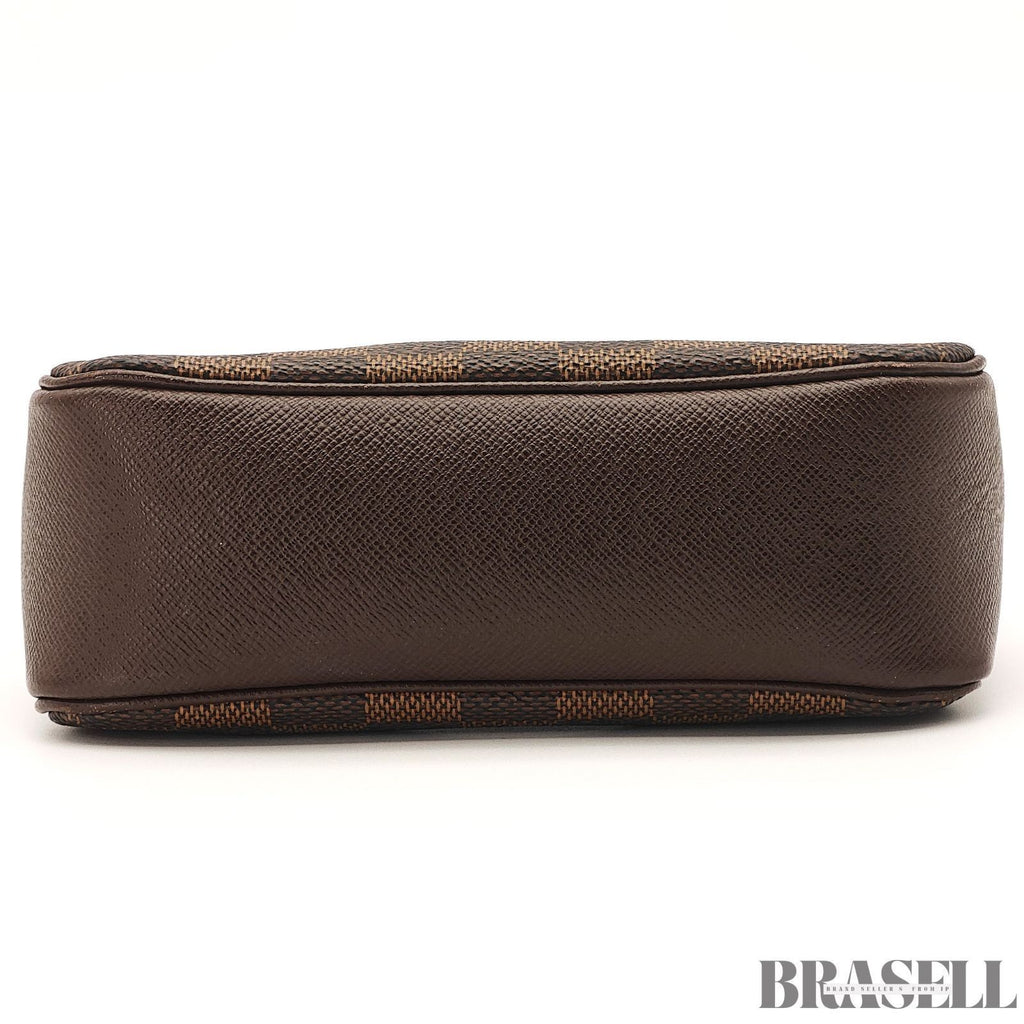 Louis Vuitton Damier Trousse Make-Up Pouch N51982 Bag Pouch Accessory Case Brown
