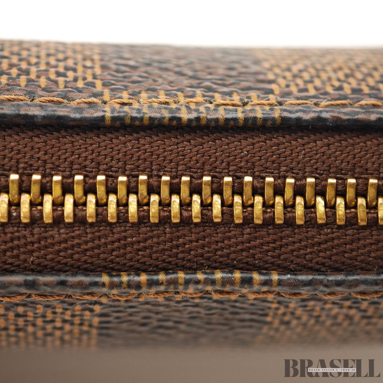 LOUIS VUITTON Damier Ebene Mini Pochette Accessoires Pouch N58009 Auth Brown