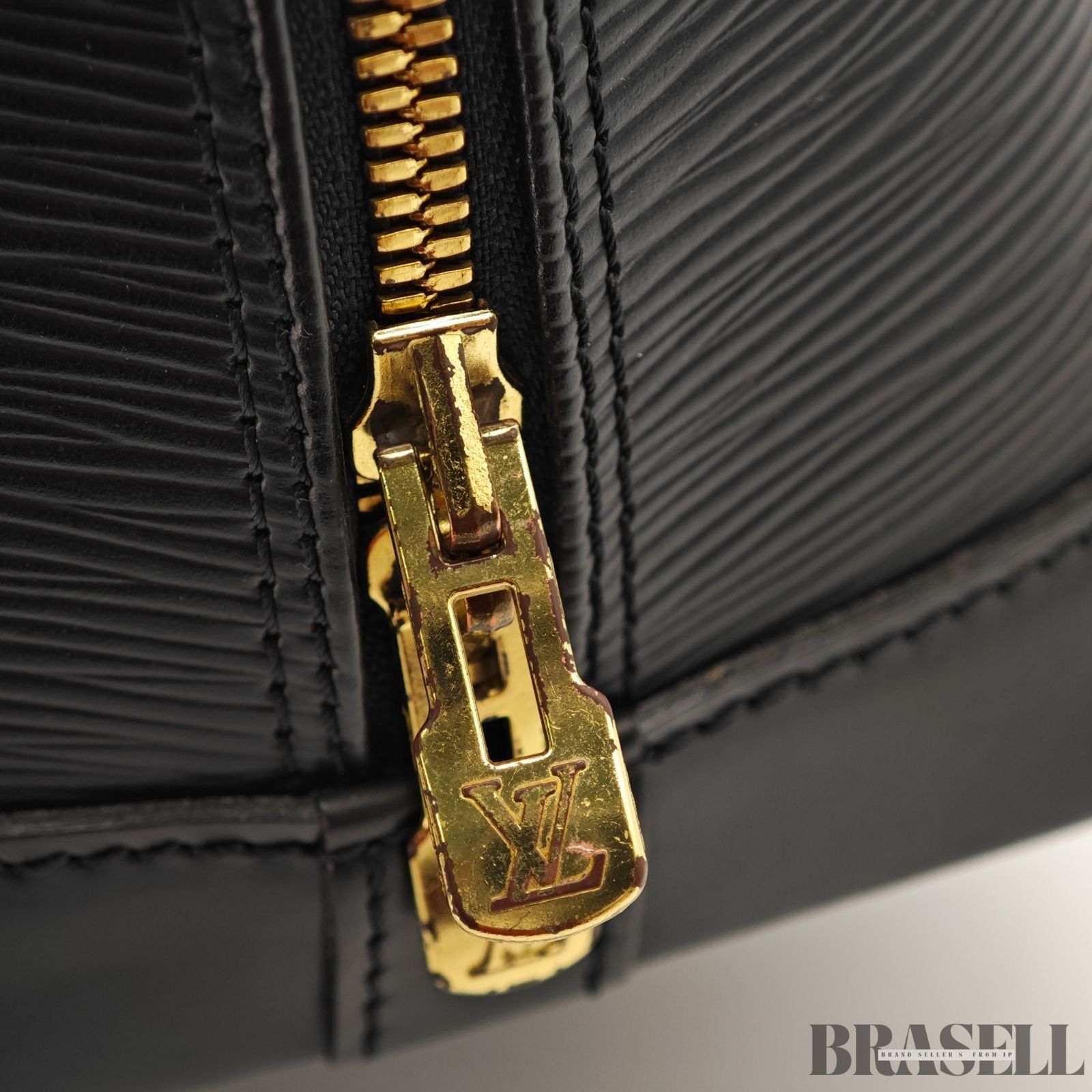 LOUIS VUITTON Alma PM M52802 Black Epi Leather Handbag Women’s