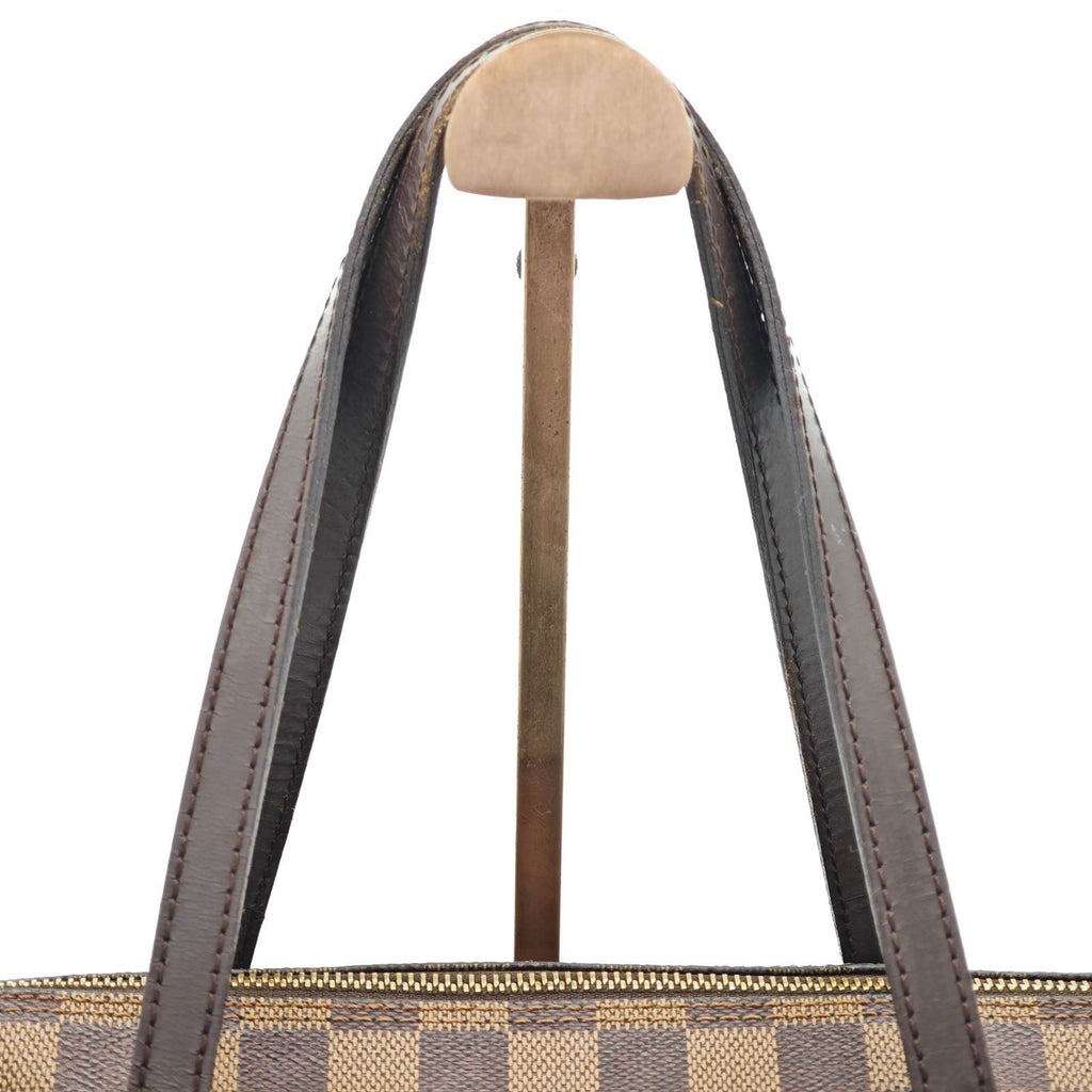 LOUIS VUITTON Damier Papillon 30 N51303 Cylindrical Bag Brown